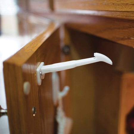 Dreambaby Dreambaby White Plastic Cabinet Catches 7 pk L1404A